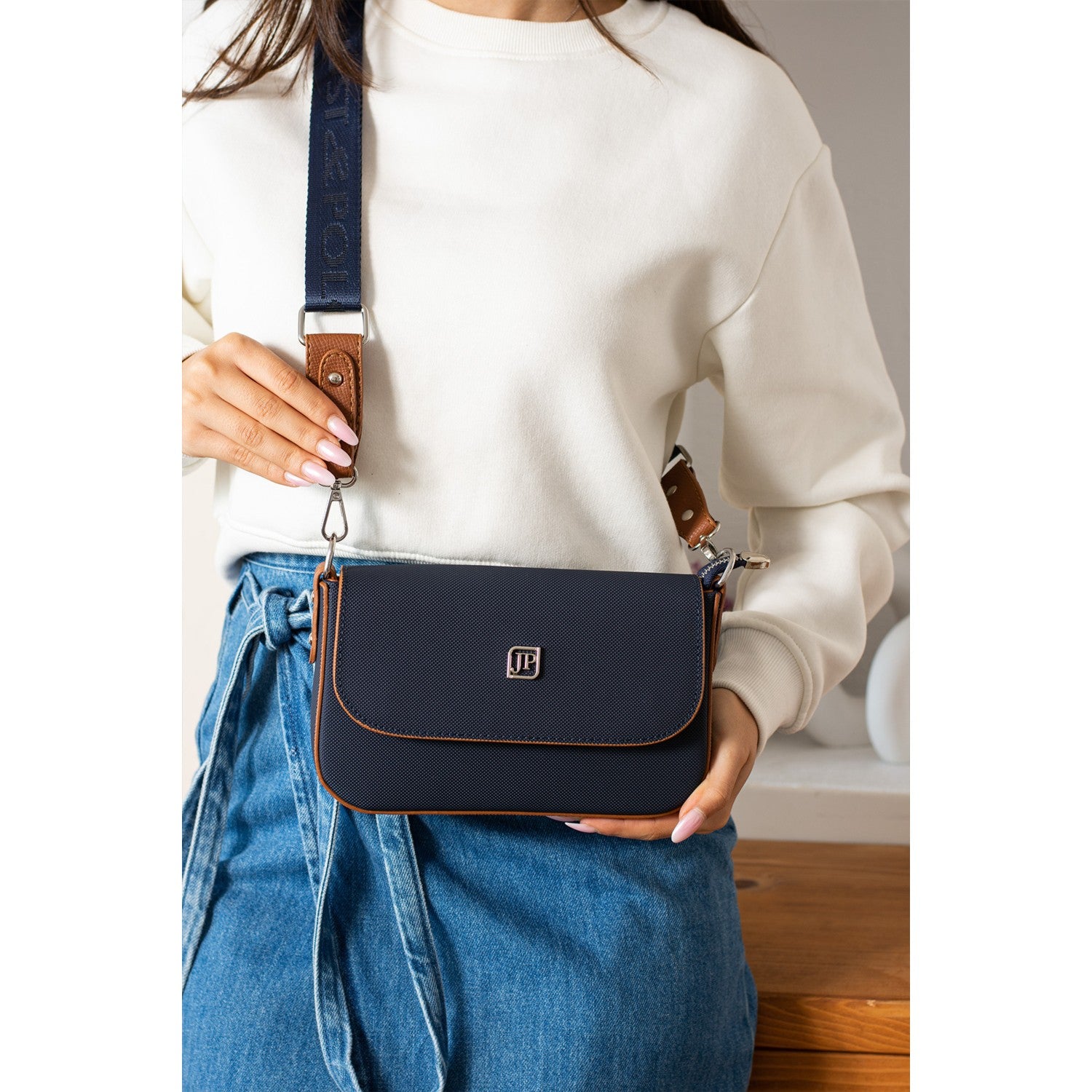 Just Polo Women's Hand and Shoulder Bag 6005 Dimensions: 13 x 23 cm Fashion Bag - MALLTURK
