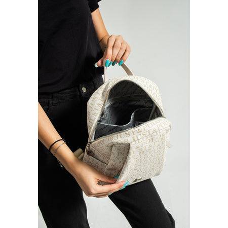 Just Polo Women's Backpack Cream - MALLTURK