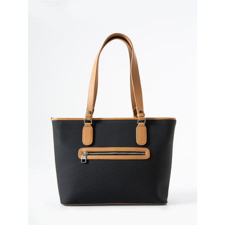 Just Polo JP Just Polo Women's Shoulder Bag Black - Tan - MALLTURK