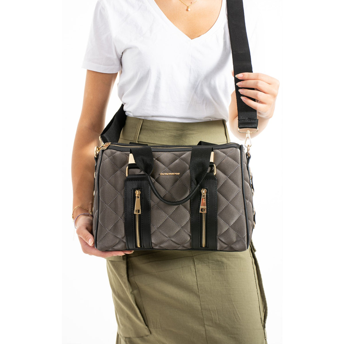 Just Polo Women's Hand and Shoulder Bag New Season 4107 Smoke Grey - MALLTURK
