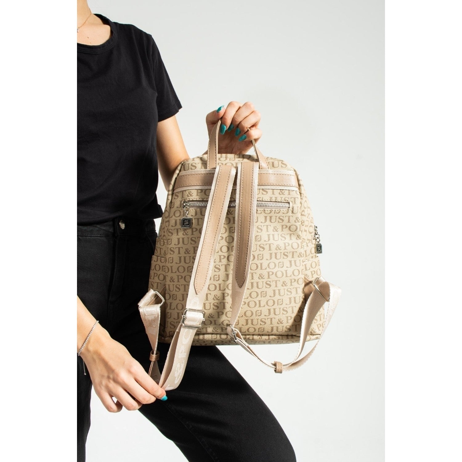 Just Polo Women's Backpack Mink - MALLTURK