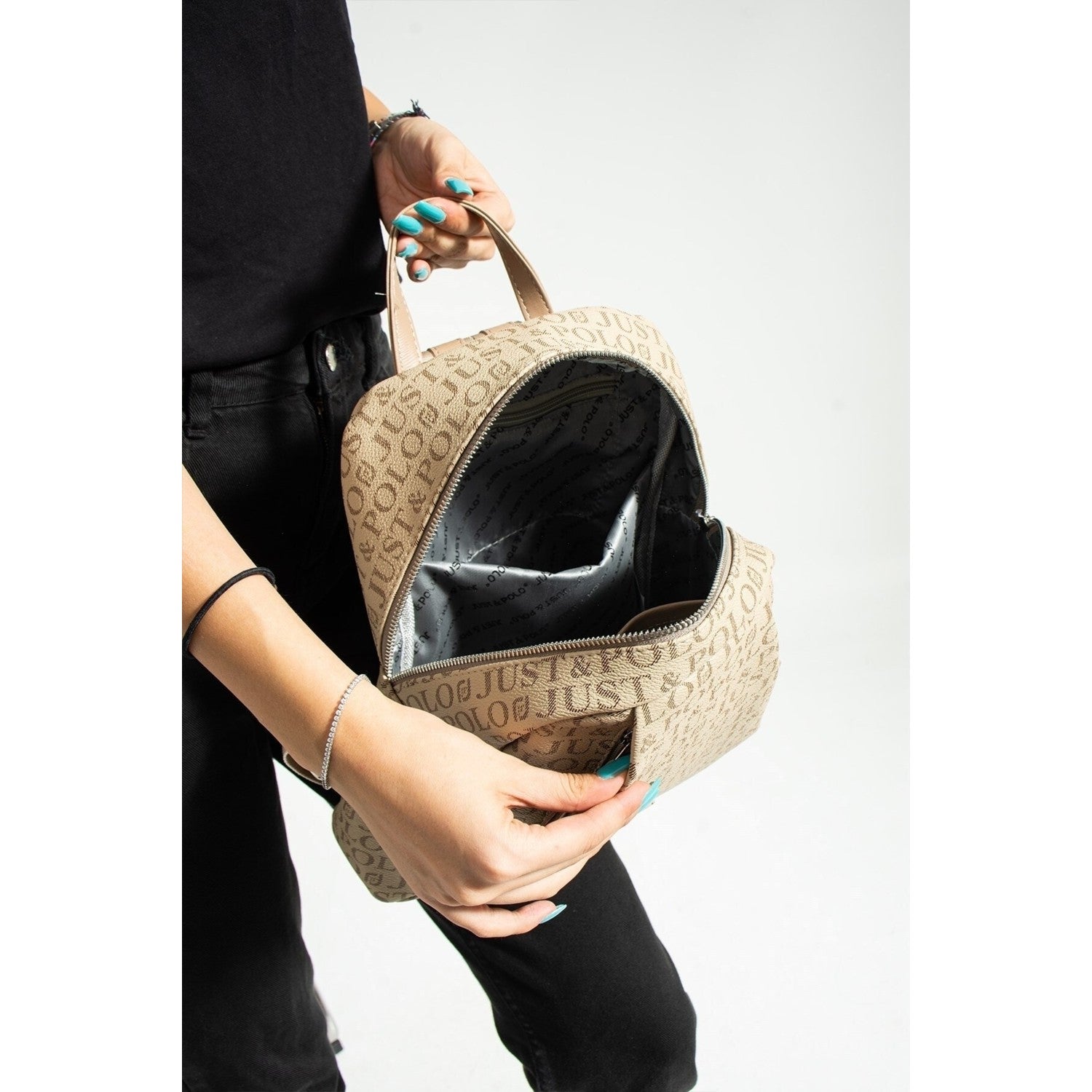 Just Polo Women's Backpack Mink - MALLTURK