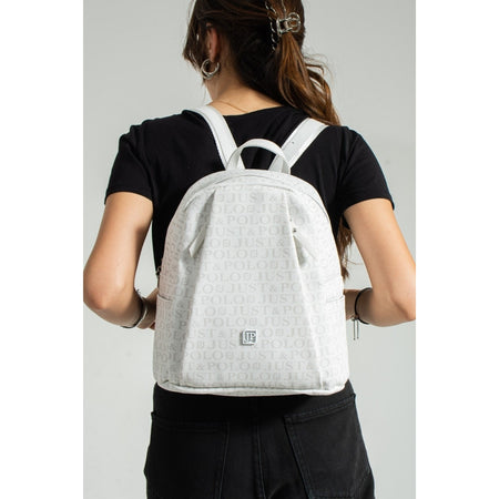 Just Polo Women's Backpack White - MALLTURK