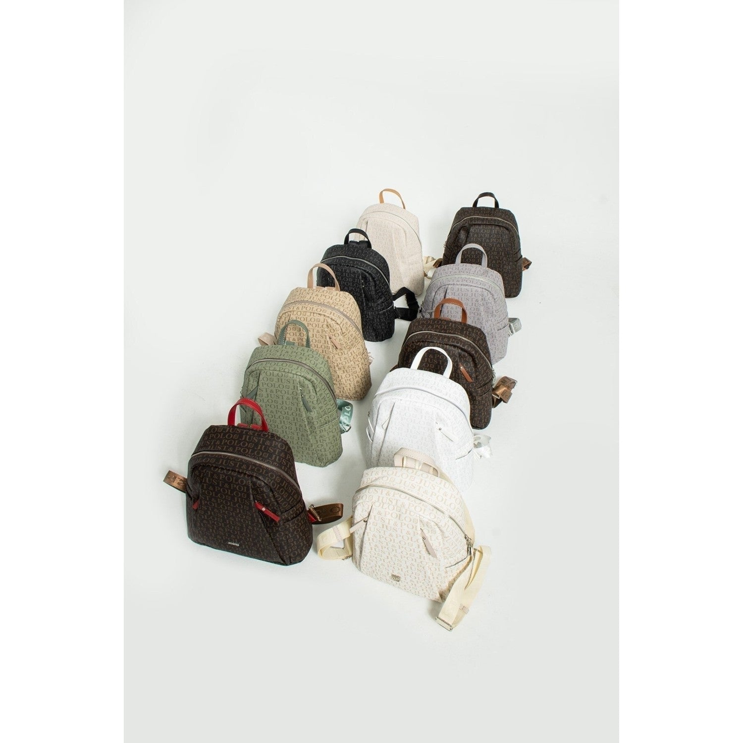Just Polo Women's Backpack White - MALLTURK