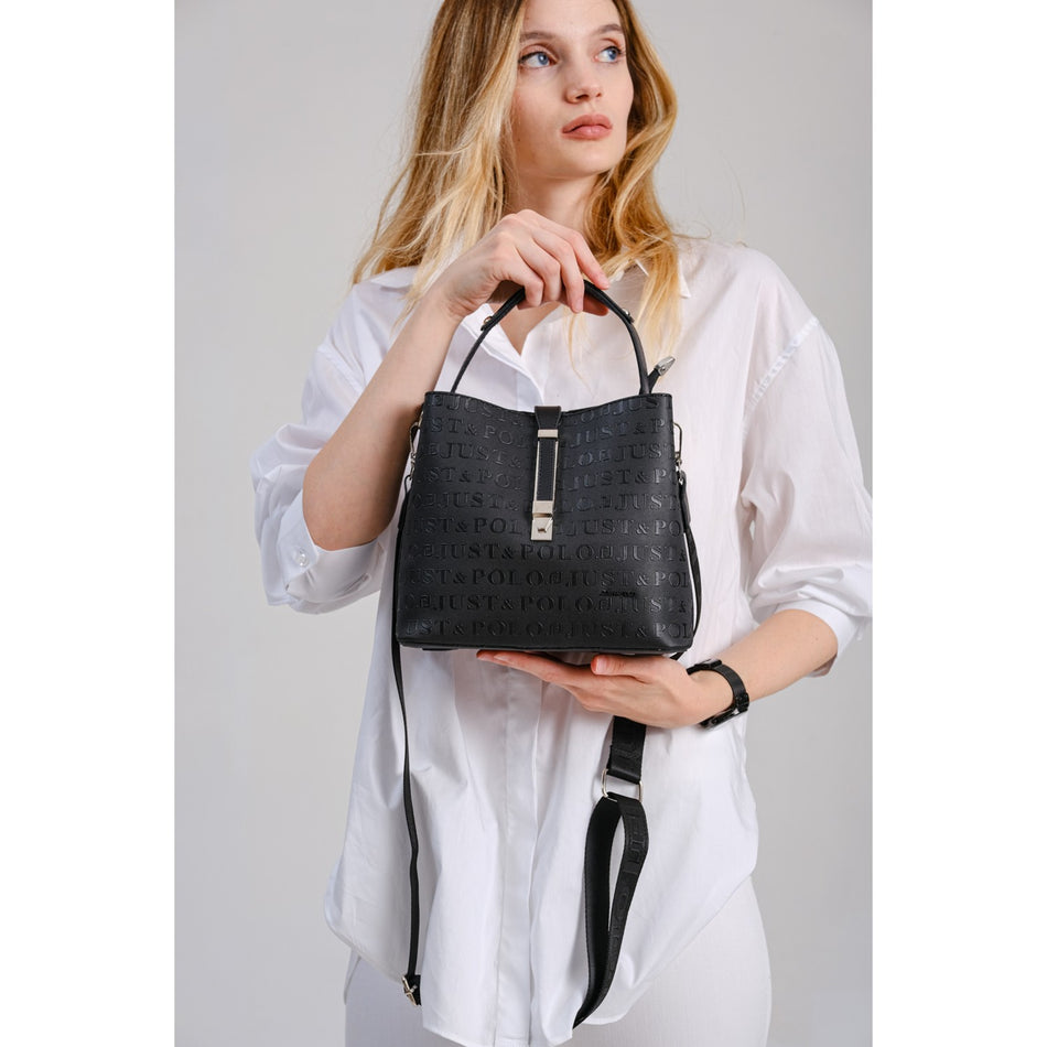 Just Polo Women's Hand and Shoulder Bag 2055A Stylish and Durable Design with Faux Leather Material. - MALLTURK