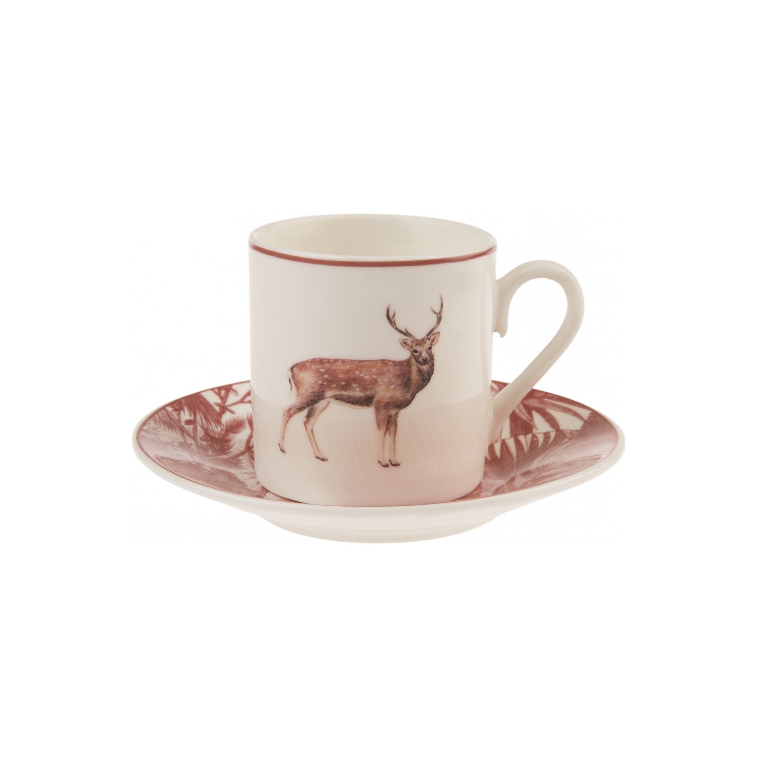 Karaca Jungle Turkish Coffee Cup Set for 6, 80 ml - MALLTURK