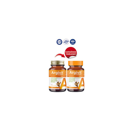 Argivit Klasik 30 Tablet Fosfatidilserin and L-Arginin with Dietary Supplement - MALLTURK