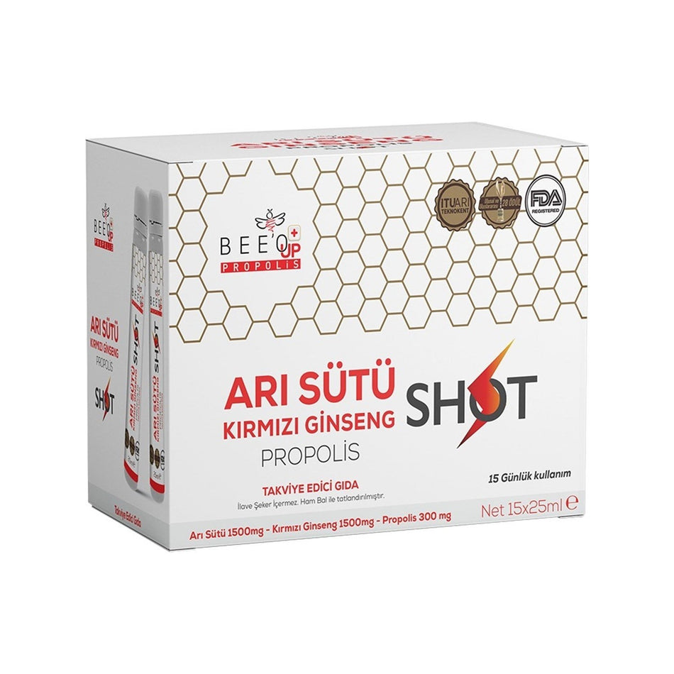 BEE'O Royal Jelly Ginseng Propolis 15 Shots - MALLTURK