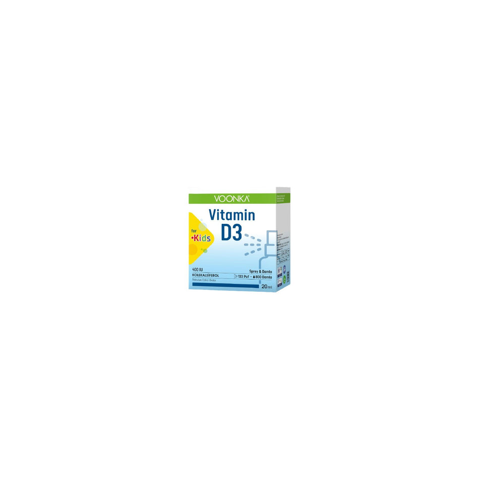 Voonka Vitamin D3 400 IU Kids Spray 20 ml