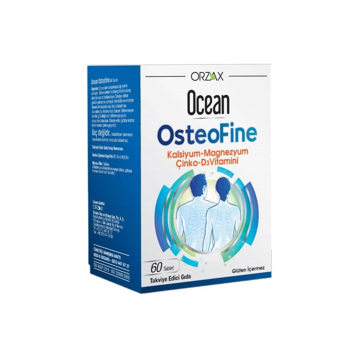 Orzax Ocean OsteoFine Dietary Supplement 60 Tablet - MALLTURK
