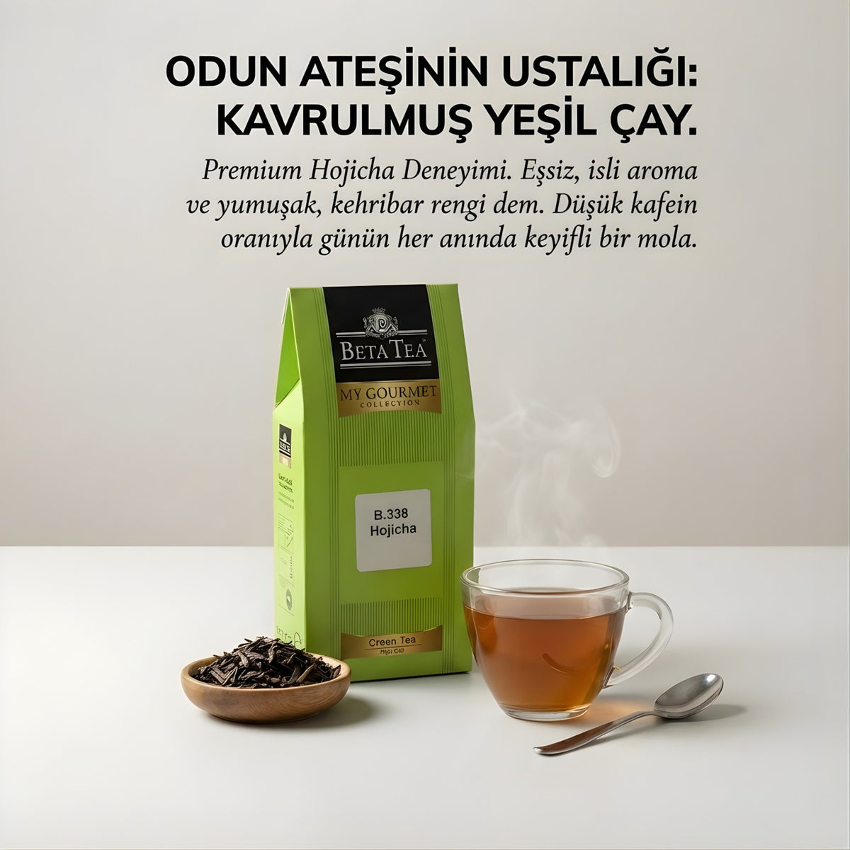 Beta Hojicha Kavurulmus Japon Yesil tea B.338 50 Gram - MALLTURK