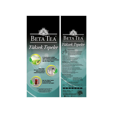 Beta Tea Beta Yuksek Tepeler black tea 500 g natural leaf tea Turkiye Menseli Yogun Dem Sert taste - MALLTURK