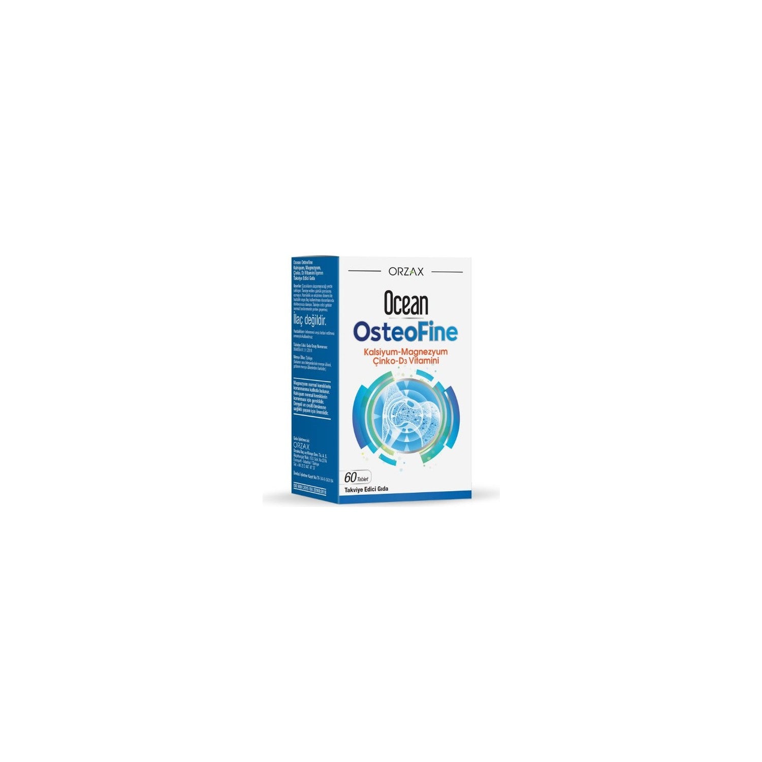 Orzax Ocean OsteoFine Dietary Supplement 60 Tablet - MALLTURK