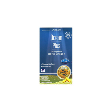 Orzax Ocean Plus 1200 mg Fish Oil 50 Capsule - MALLTURK