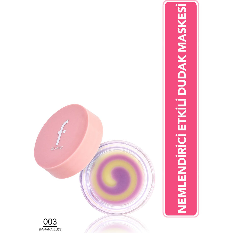 Flormar K-Spirit Ultra Moisturizing & Nourishing Repairing Lip Mask - 003 Banana Bliss - 8682536107617 - MALLTURK