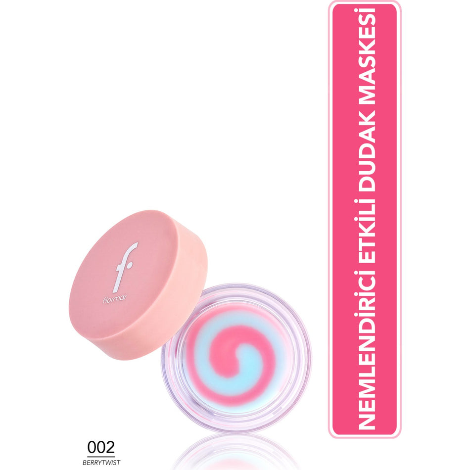 Flormar K-Spirit Ultra Moisturizing & Nourishing Repairing Lip Mask - 002 Berry Twist - 8682536107600 - MALLTURK