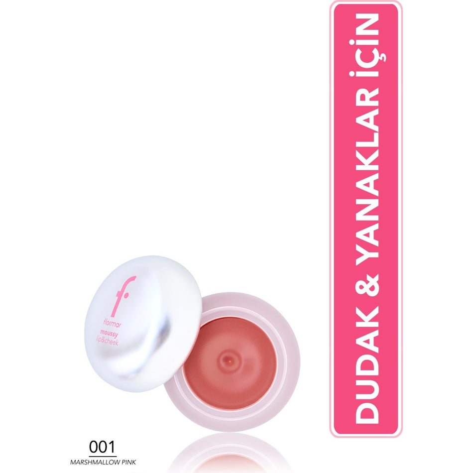 Flormar K-Spirit Soft Textured Natural Finish Lip and Cheek Tint - 001 Marshmallow Pink - 8682536111270 - MALLTURK