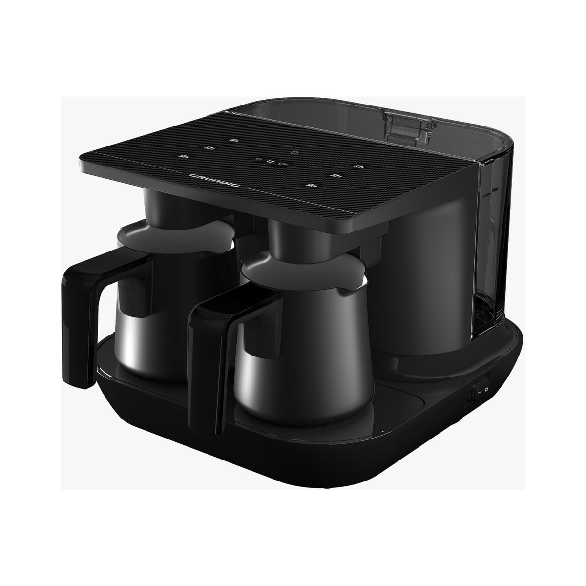 Grundig TCM 7061 ST Turkish Coffee Maker, Black, 6-Cup Capacity - MALLTURK