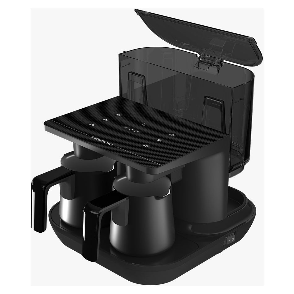 Grundig TCM 7061 ST Turkish Coffee Maker, Black, 6-Cup Capacity