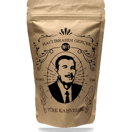 Haci İbrahim Real Turkish Coffee 100GR. **High-Quality Turkish Coffee** - MALLTURK