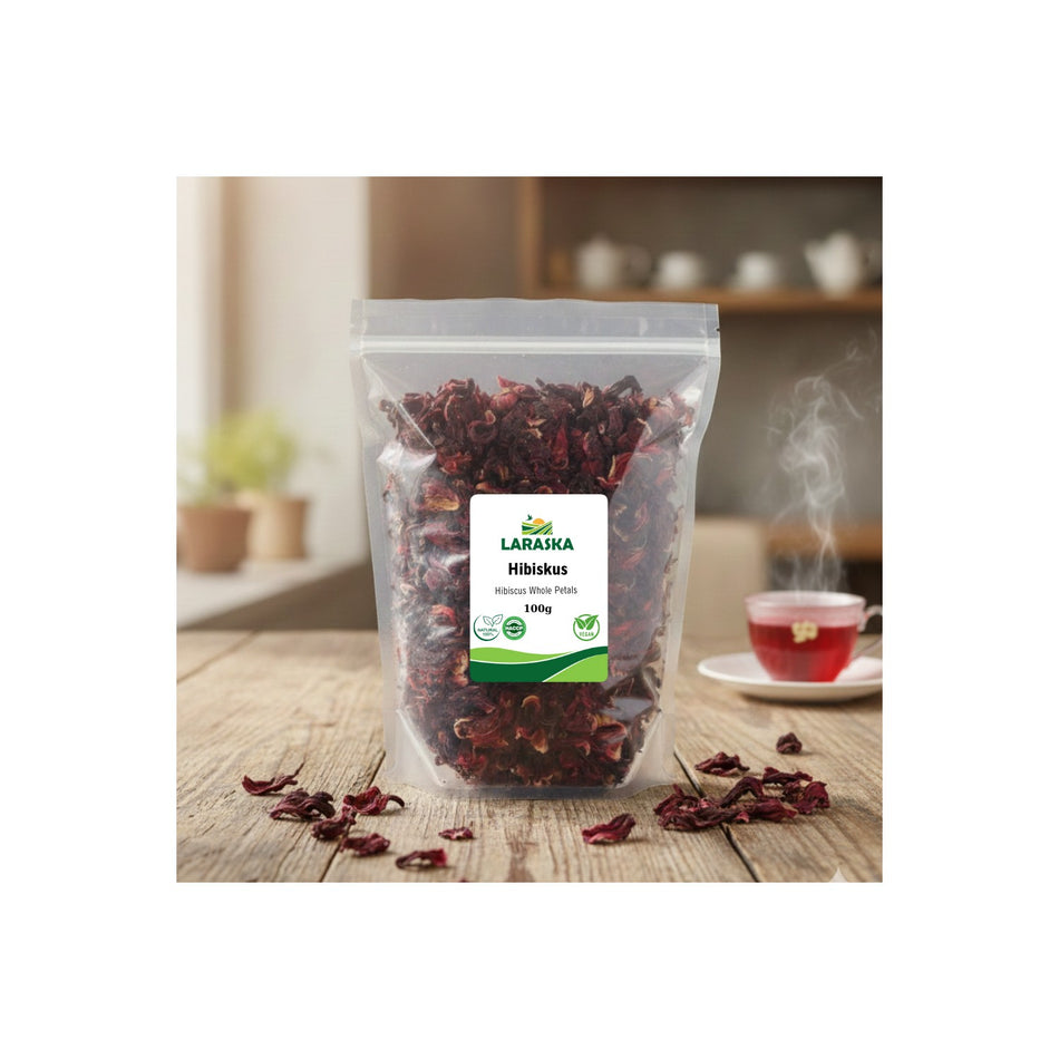 Laraska hibiscus tea - pomegranate flower - Bamya Cicegi - Hibiscus Tea Whole 100 g - MALLTURK