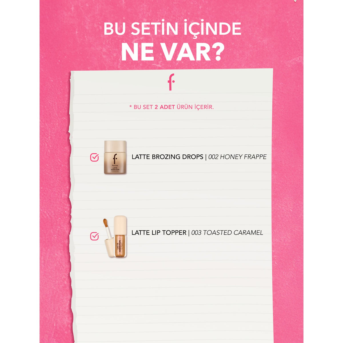 Flormar Latte Koleksiyonu Isiltili Makeup Set