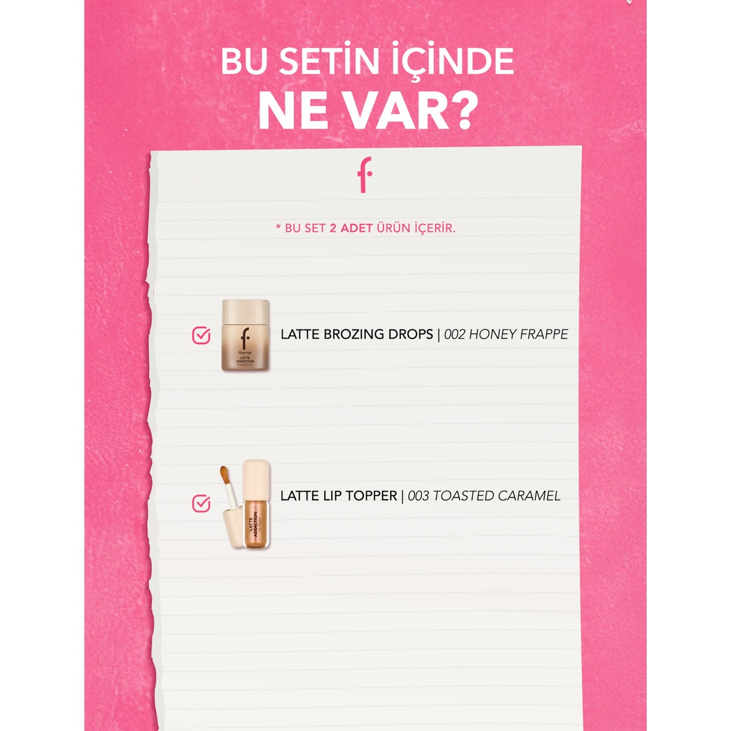Flormar Latte Koleksiyonu Isiltili Makeup Set