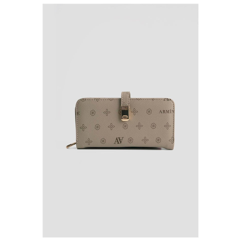 Armine Printed Wallet 25YD7002 Mink