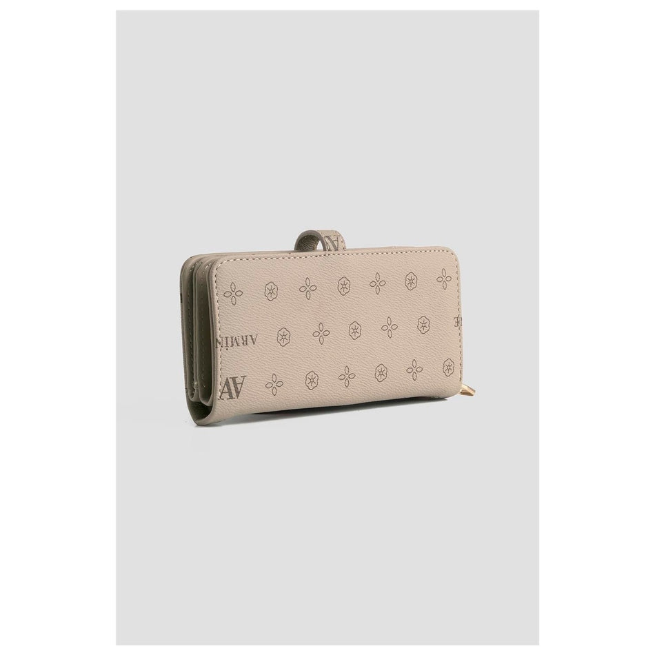 Armine Printed Wallet 25YD7002 Mink