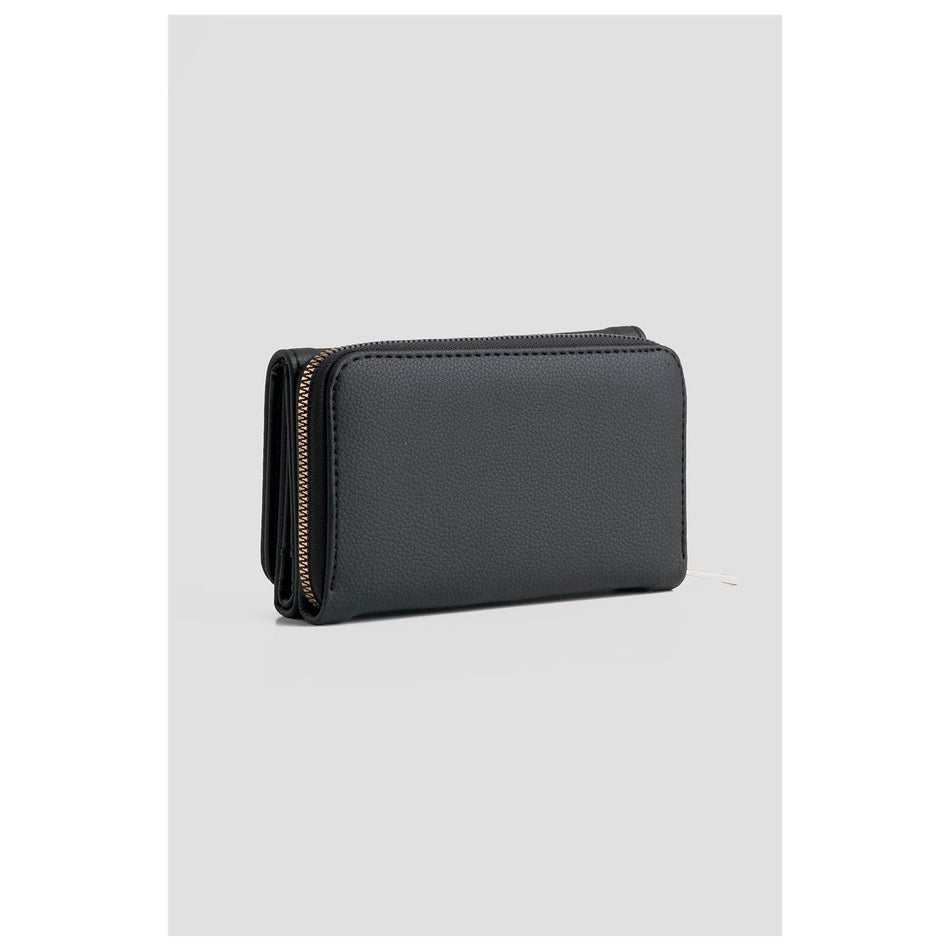 Armine Pia Leather Wallet 25YD7012 Black