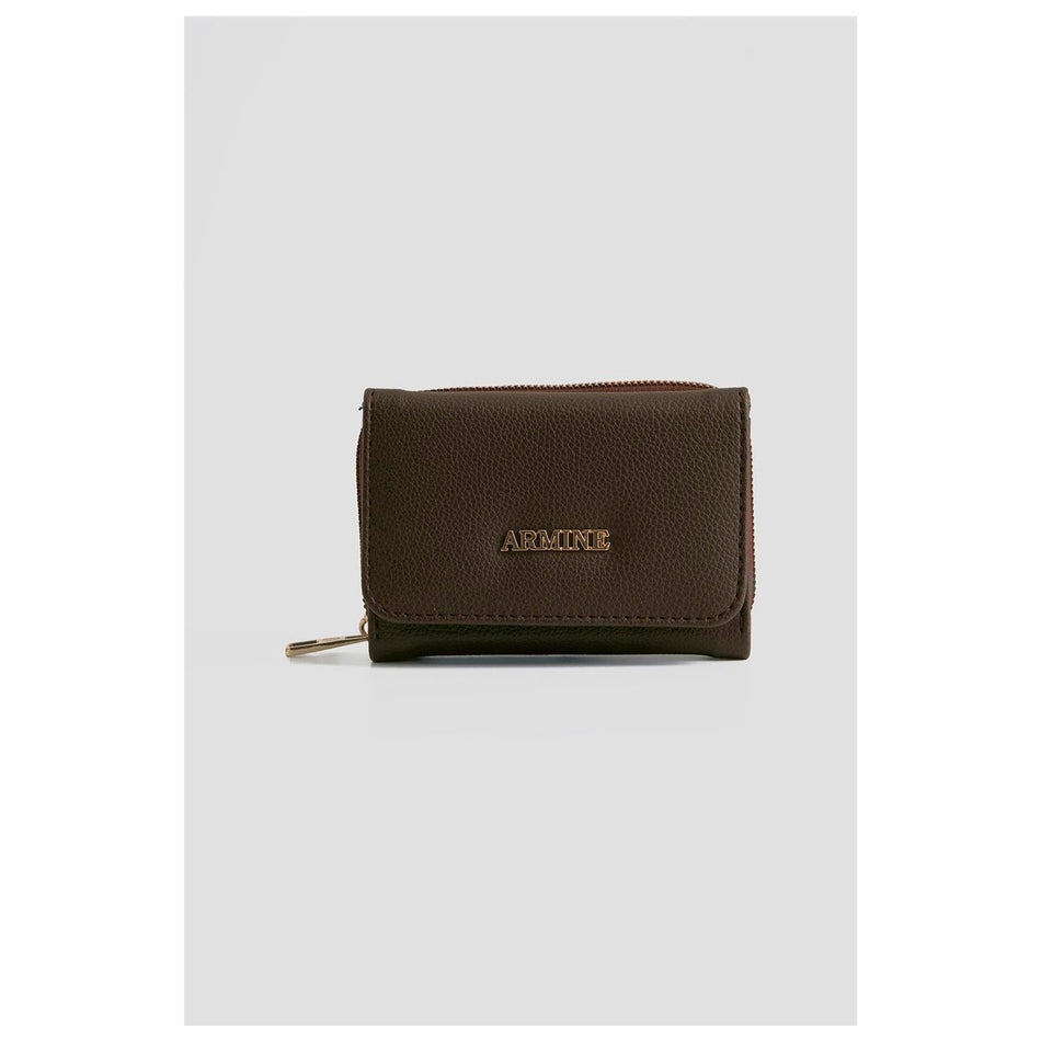 Armine Pia Leather Wallet 25YD7011 Brown