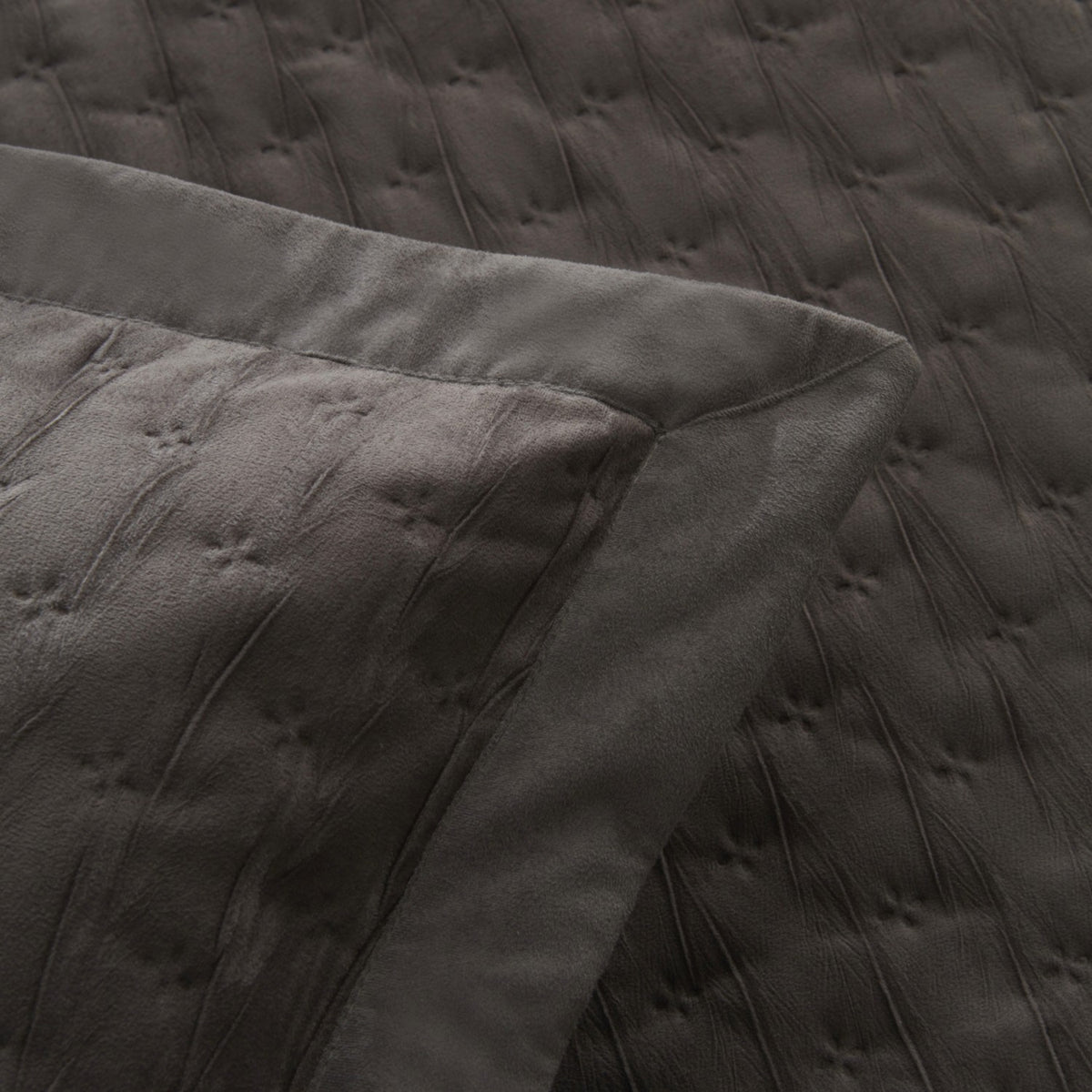 Karaca Home Gilda Double Bedspread Set Grey - MALLTURK