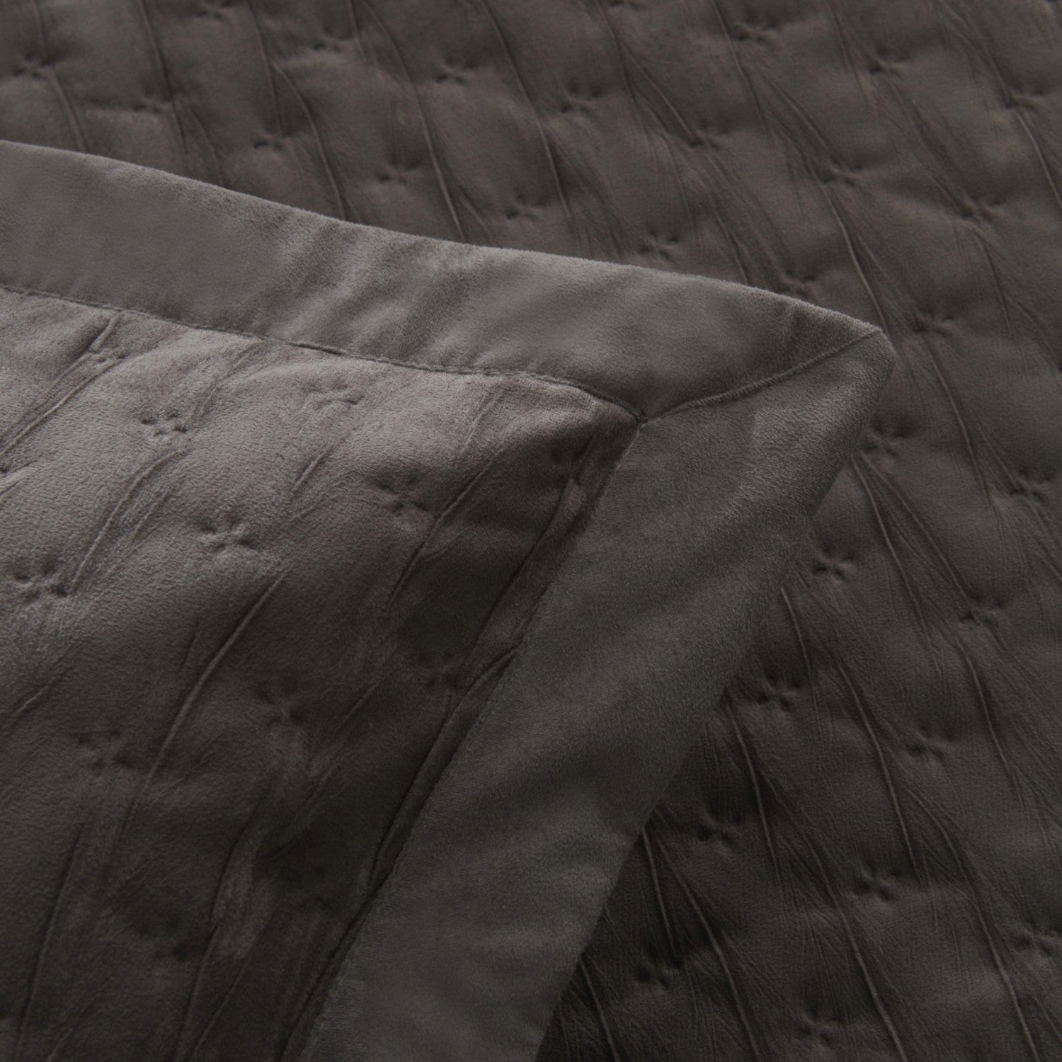Karaca Home Gilda Double Bedspread Set Grey - MALLTURK