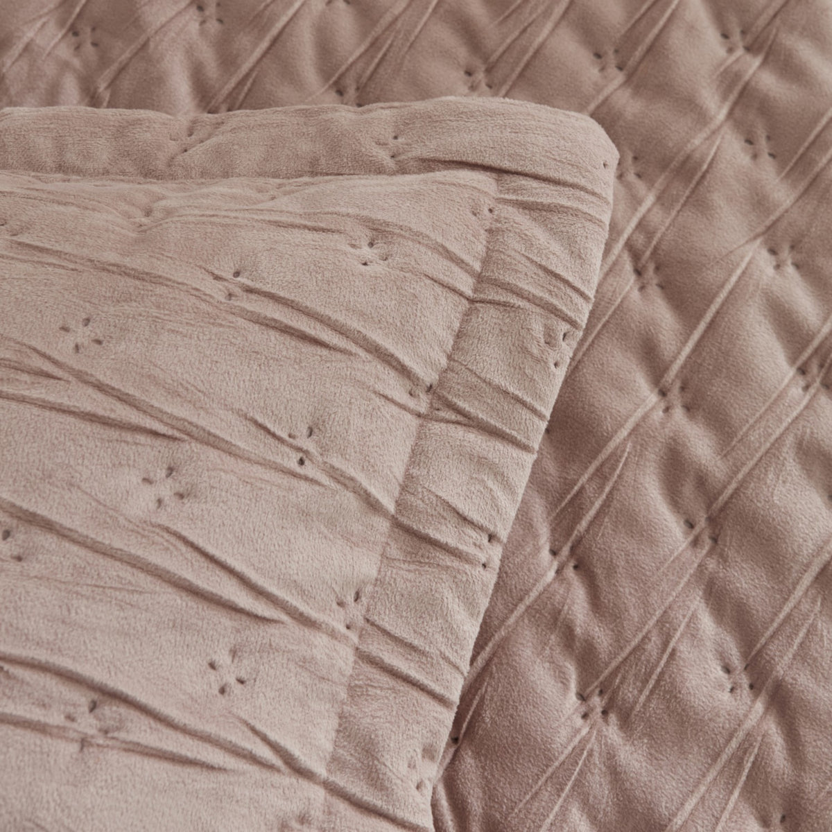 Karaca Home Gilda Double Bedspread Set Powder Pink - MALLTURK
