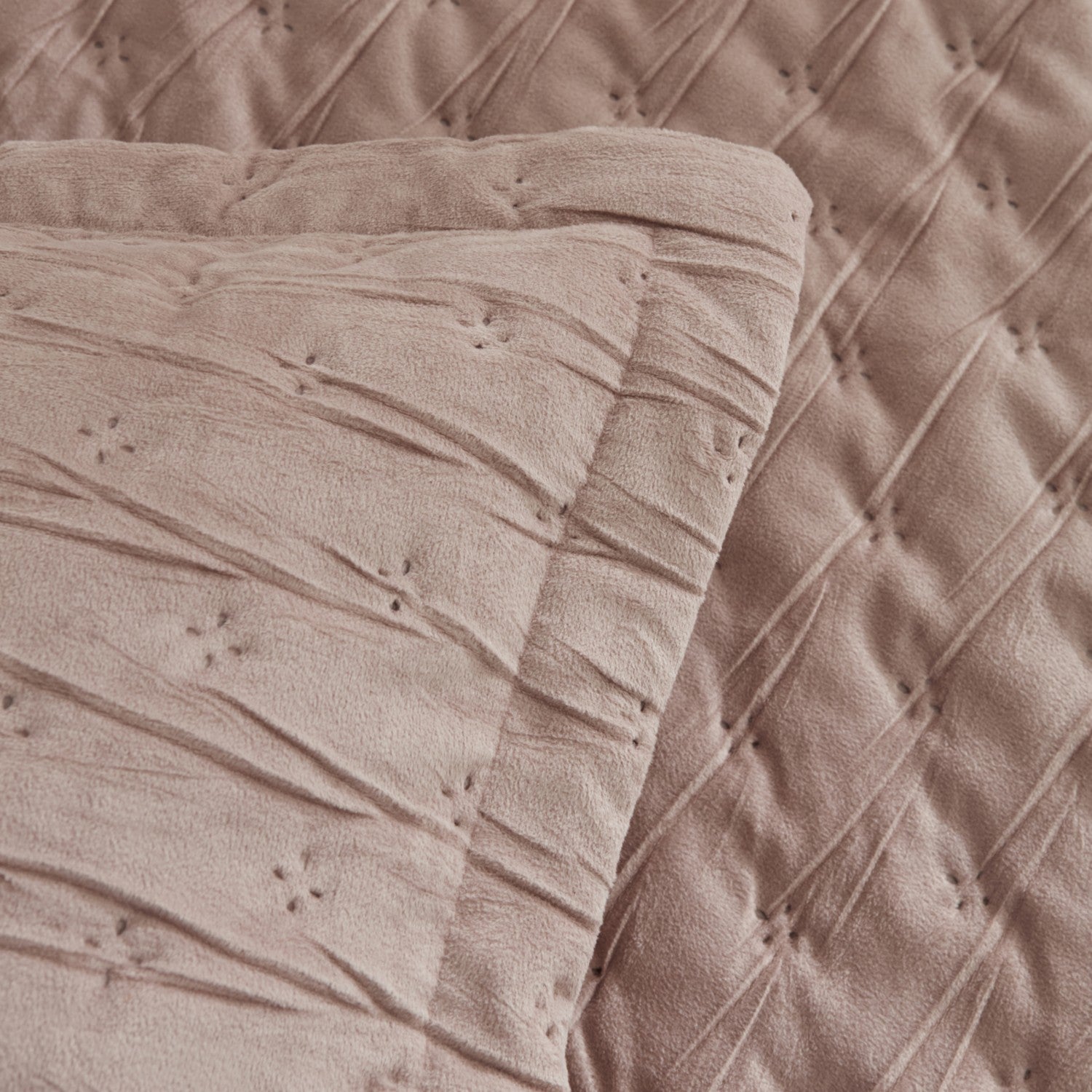 Karaca Home Gilda Double Bedspread Set Powder Pink - MALLTURK