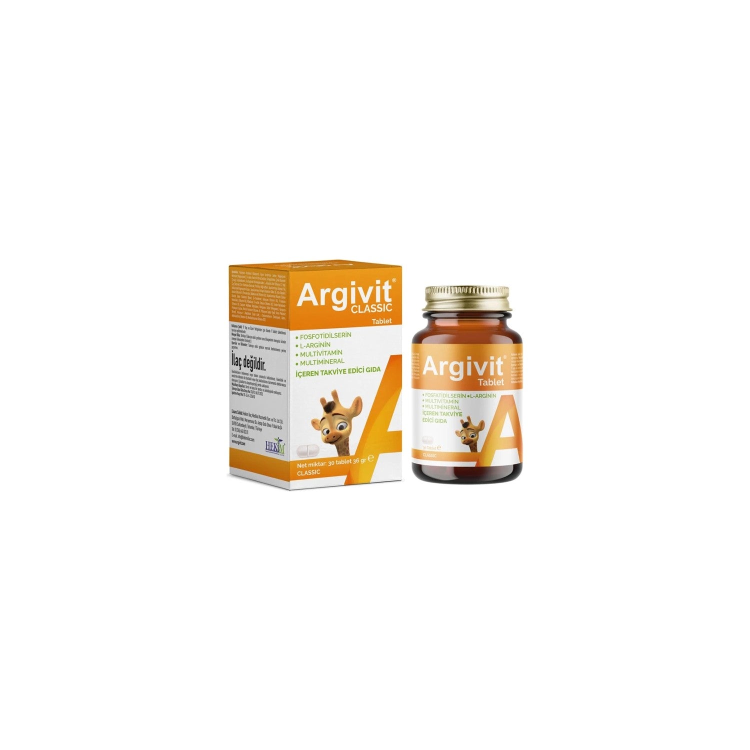Argivit Classic 30 Tablet - MALLTURK