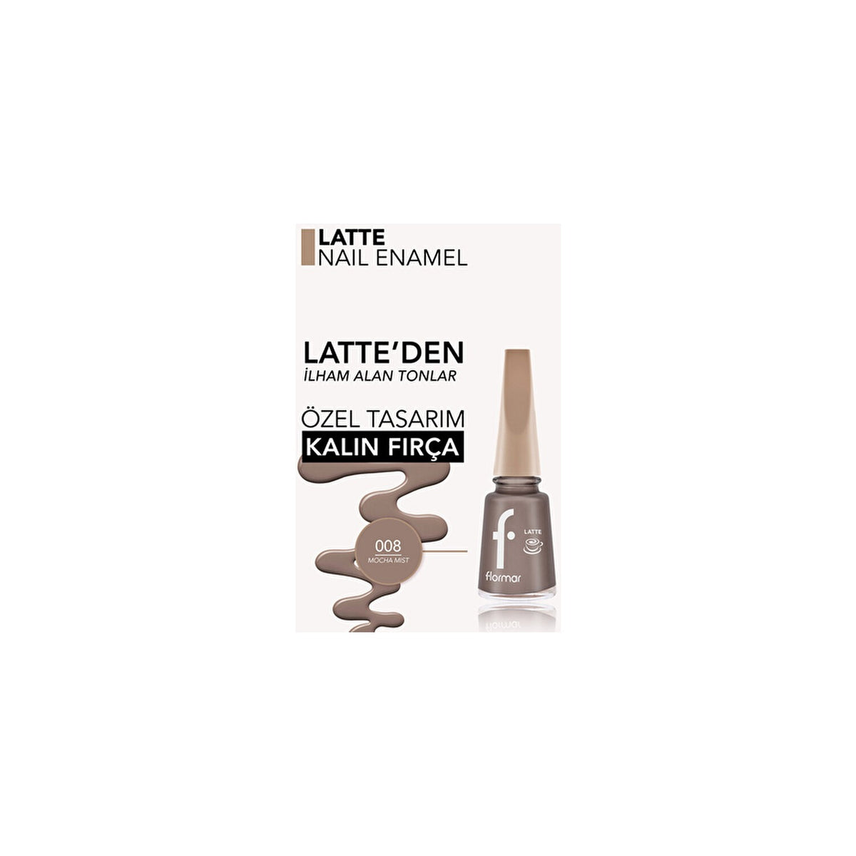 Flormar Latte Nail Polish - MALLTURK