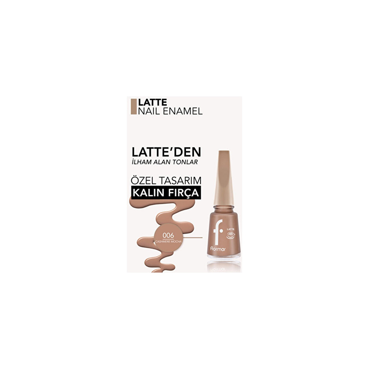 Flormar Latte Nail Polish - MALLTURK