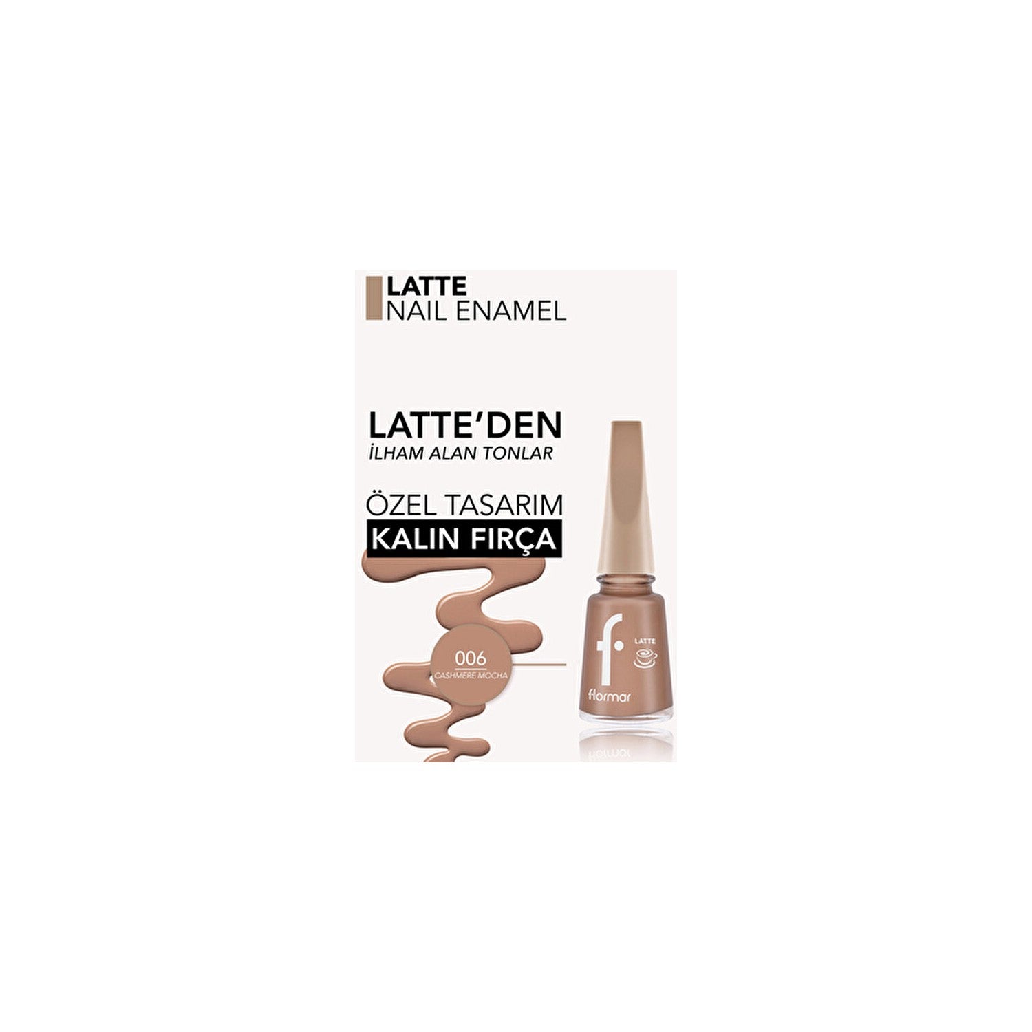 Flormar Latte Nail Polish - MALLTURK