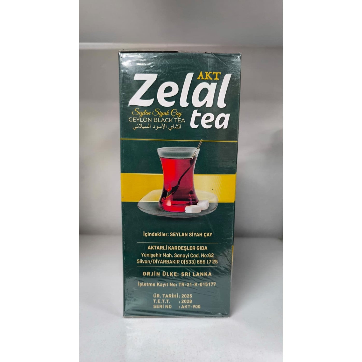 Akt Zelal Tea Akt Zelal Seylan Siyah Orginal Barut tea 800 G - MALLTURK