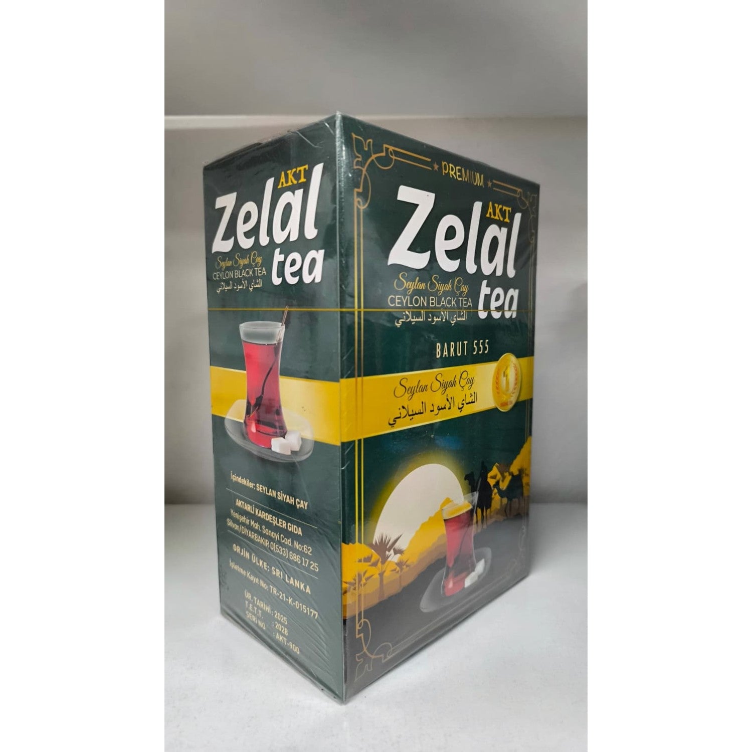 Akt Zelal Tea Akt Zelal Seylan Siyah Orginal Barut tea 800 G - MALLTURK