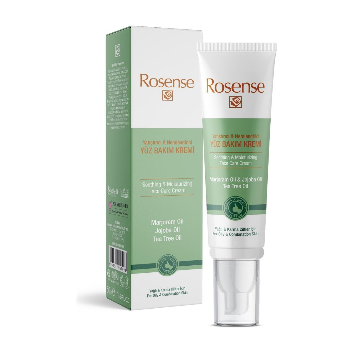 Rosense Anti-Acne Soothing & Moisturizing Facial Cream 50ML | Rosense® - MALLTURK
