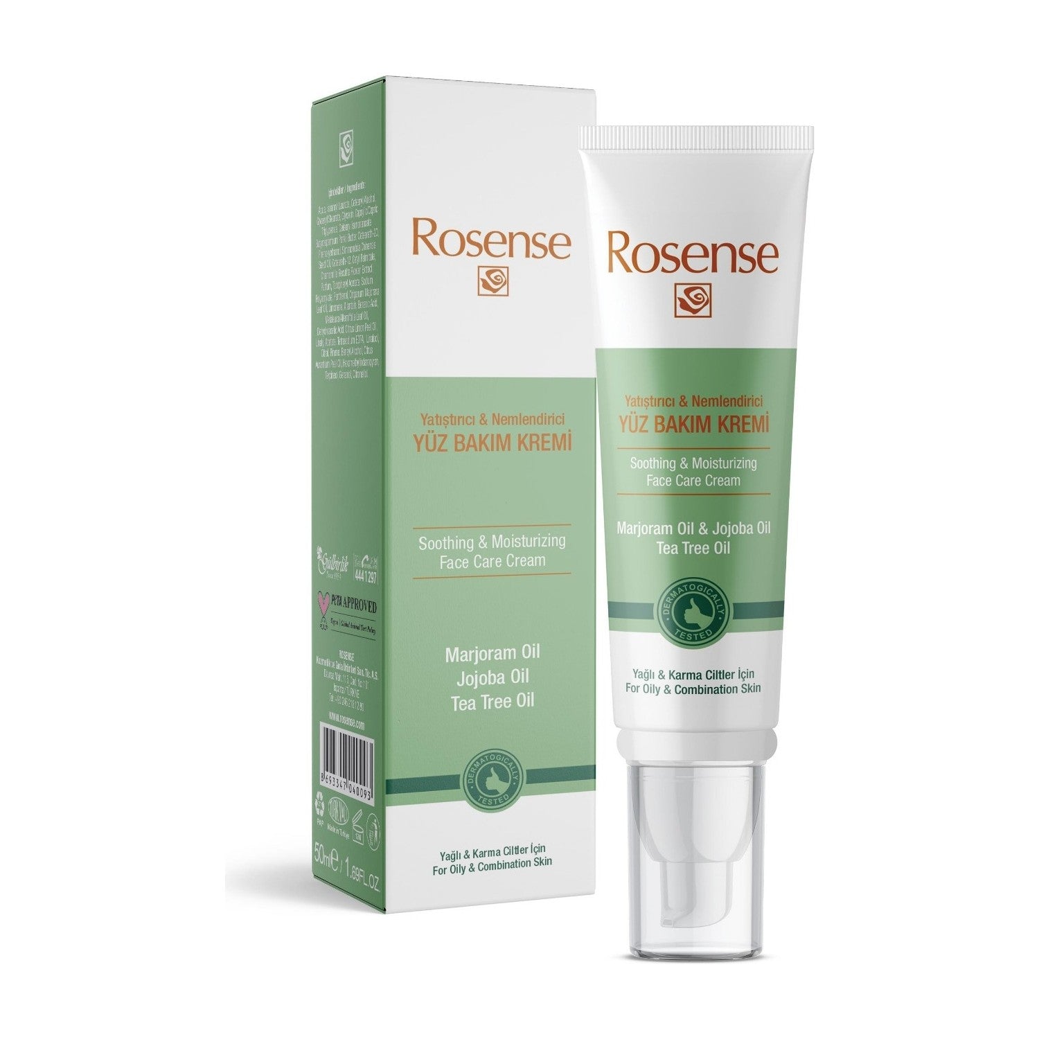 Rosense Anti-Acne Soothing & Moisturizing Facial Cream 50ML | Rosense® - MALLTURK