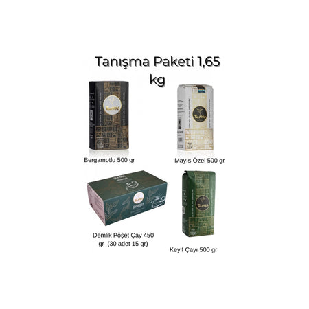 Caylar Avm TEA 1986 4'lu Avantaj Paketi - Mayis tea, Bergamot, Keyif tea and 30'lu Xl Demlik bags - MALLTURK
