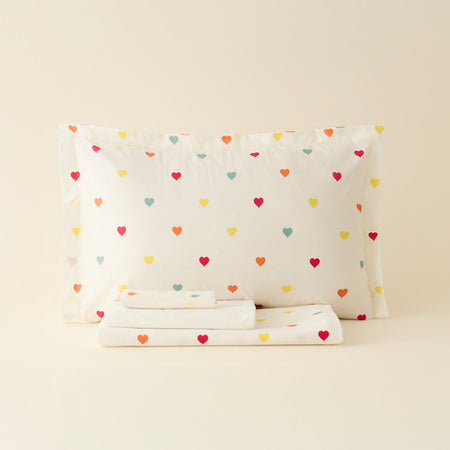 Karaca Home Amour 100% Cotton Double Bed Quilt Set Multicolour - MALLTURK