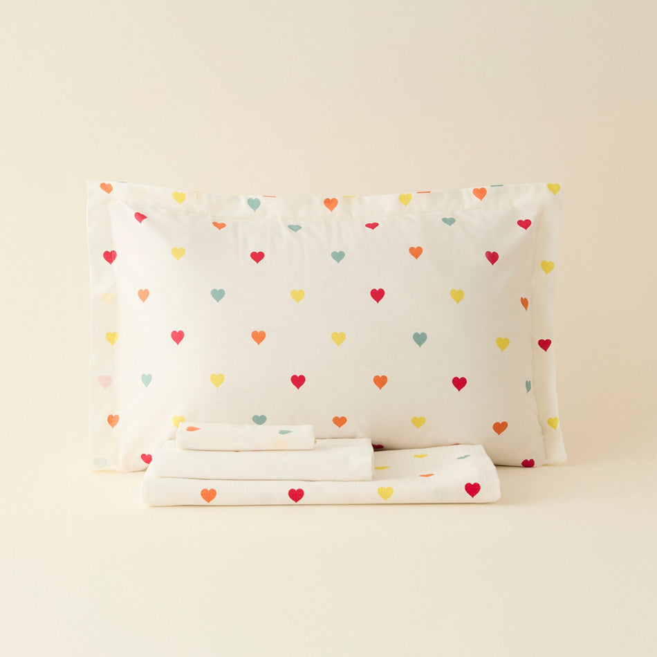Karaca Home Amour 100% Cotton Double Bed Quilt Set Multicolour - MALLTURK