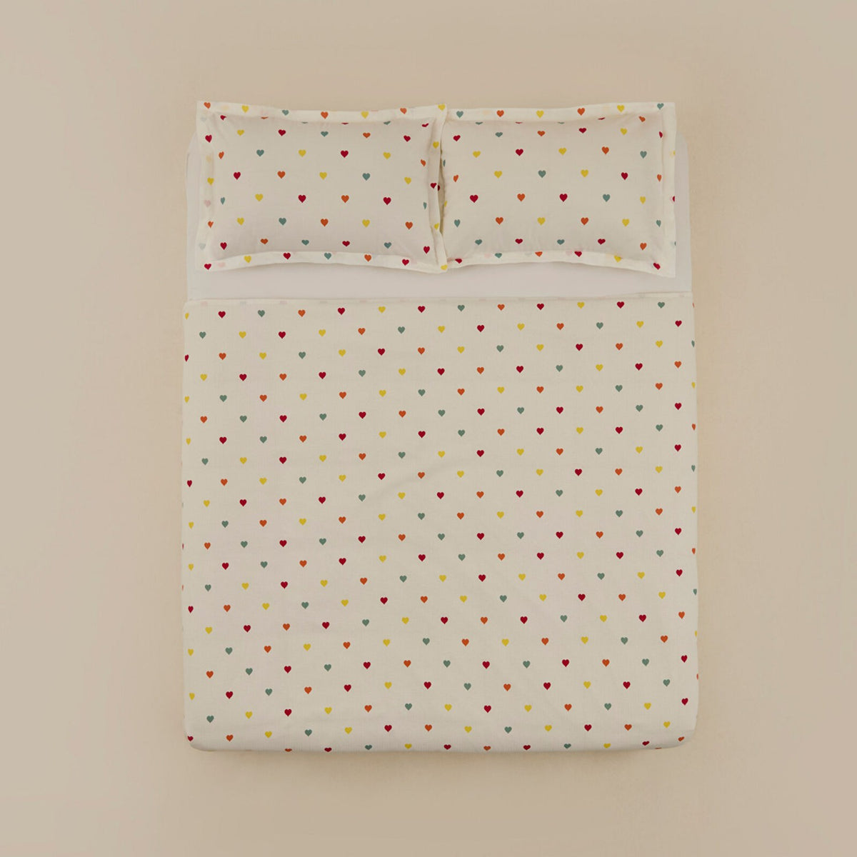 Karaca Home Amour 100% Cotton Double Bed Quilt Set Multicolour - MALLTURK