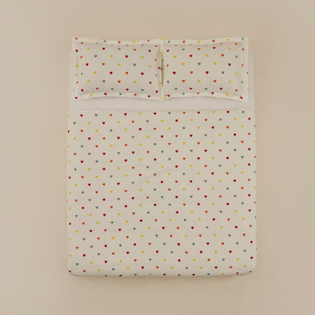 Karaca Home Amour 100% Cotton Double Bed Quilt Set Multicolour - MALLTURK