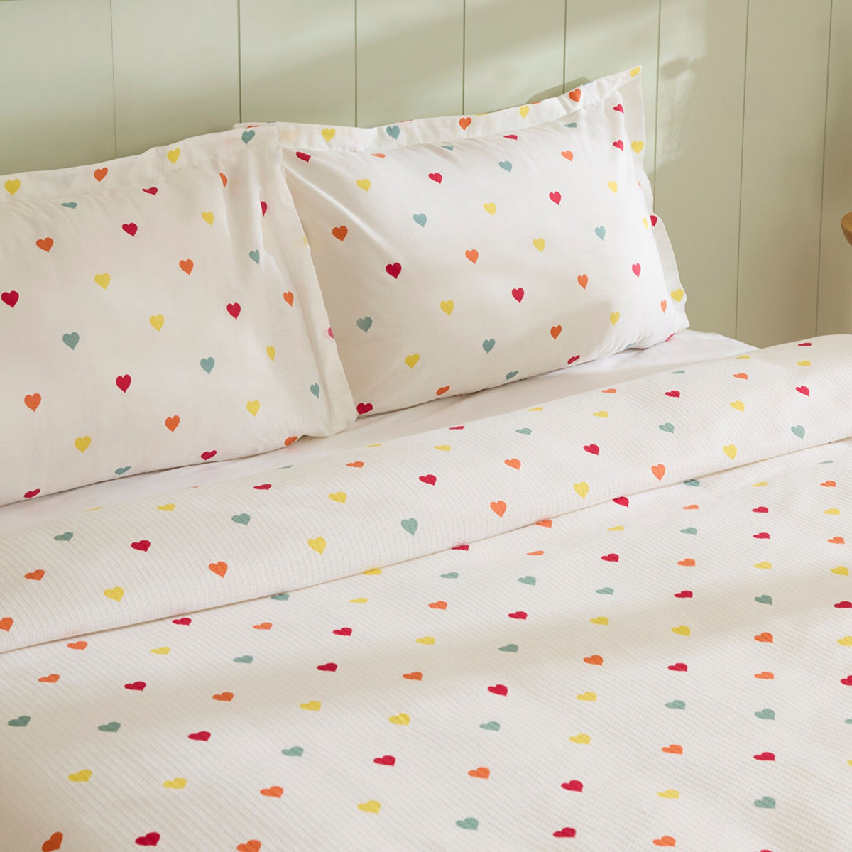 Karaca Home Amour 100% Cotton Double Bed Quilt Set Multicolour - MALLTURK