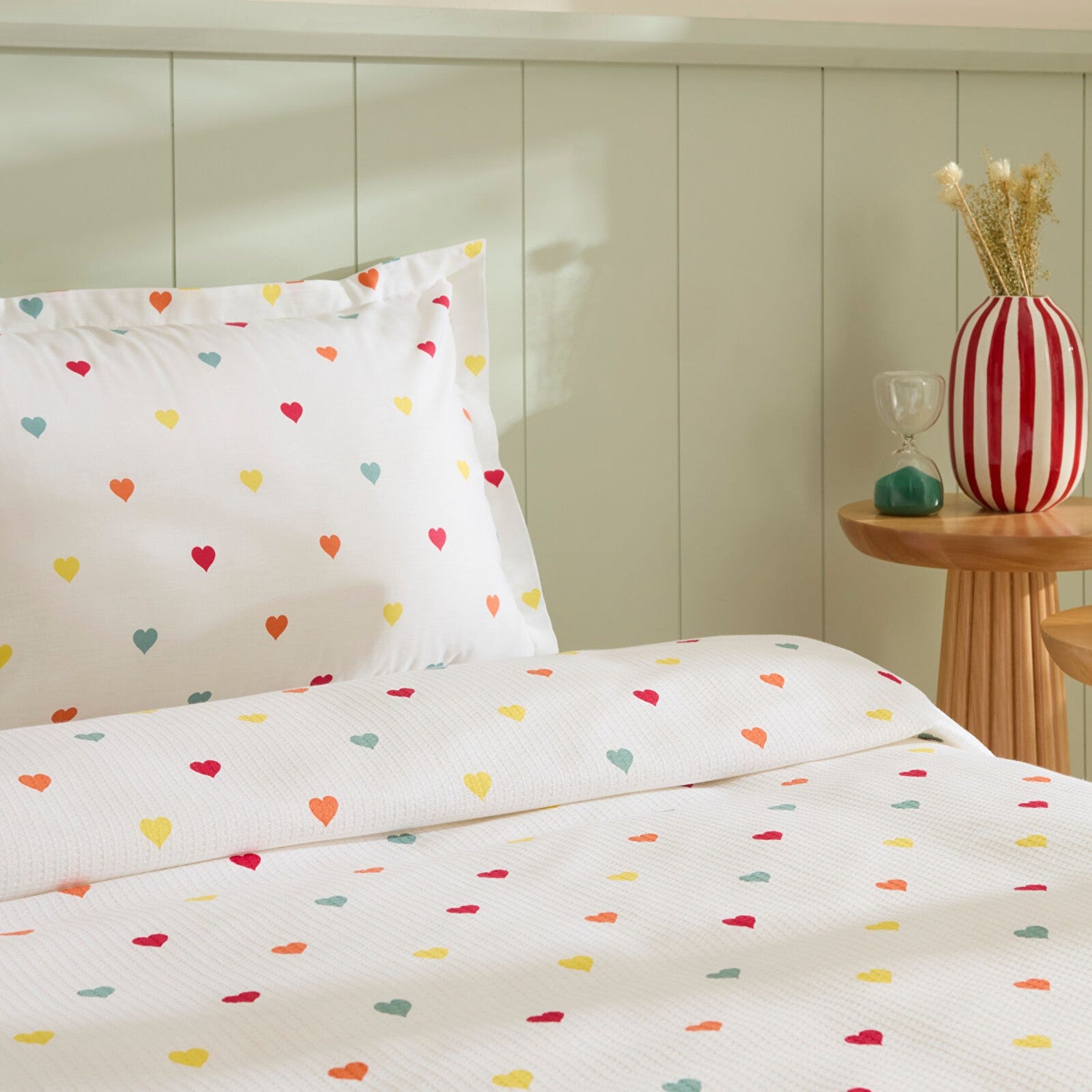 Karaca Home Amour 100% Cotton Double Bed Quilt Set Multicolour - MALLTURK